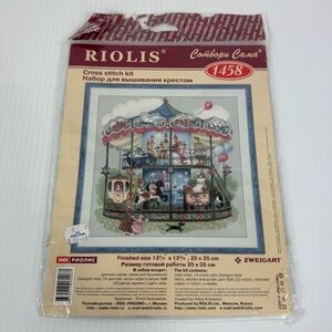 Riolis 1458 Carousel Counted Cross Stitch Chart Only Not a Complete Kit